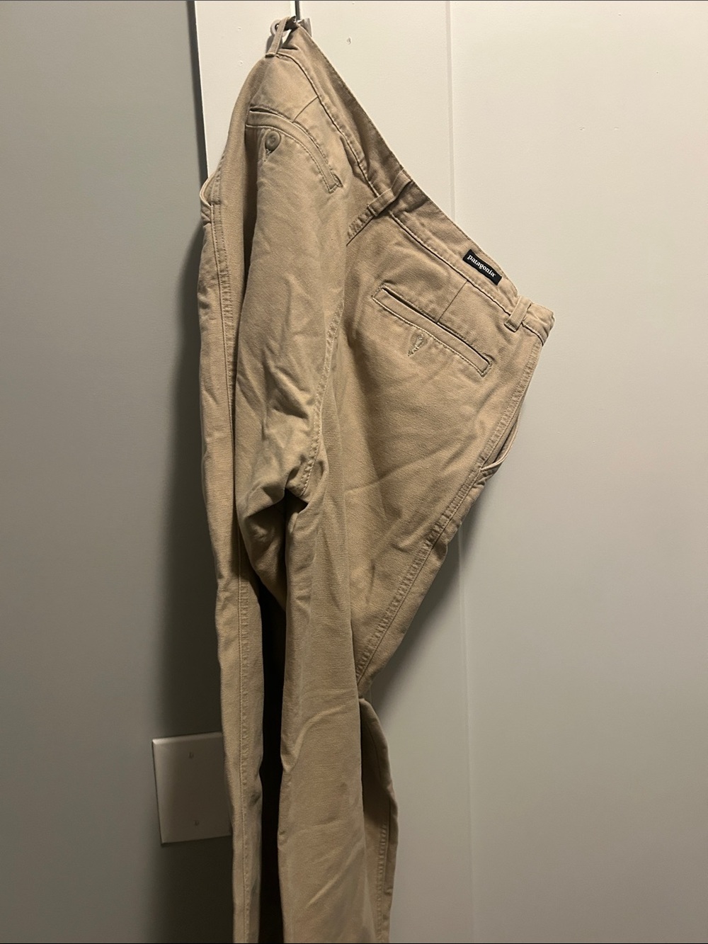 Patagonia Khaki Rip Stop Pants - Light Tan
